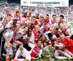 yapboz Ajax Amsterdam, şampiyon Eredivisie 2012-2013, Hollanda Futbol Ligi